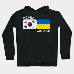 Korean Ukrainian - Korea, Ukraine Hoodie